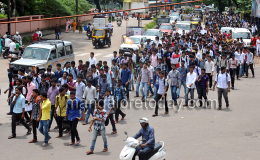 All College Students Association protest